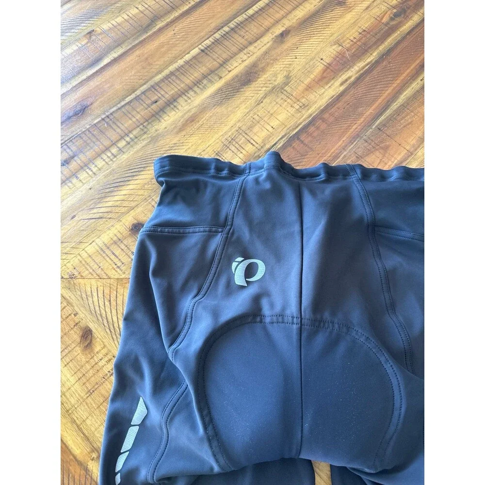 Pearl Izumi Cycling Shorts Men’s XL Black Orange Padded Chamois Road Bike EUC